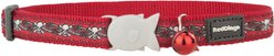 Red Dingo Skull & Roses Nylon Breakaway Cat Collar with Bell, 8 to 12.5-in neck, 1/2-in wide slide 2 of 5