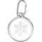 Show in main carousel: Red Dingo Snowflake Stainless Steel Personalized Dog & Cat ID Tag, Medium slide 1 of 7