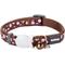 Show in main carousel: Red Dingo Spots Nylon Breakaway Cat Collar with Bell, Pink/Brown, 8 to 12.5-in neck, 1/2-in wide slide 1 of 10