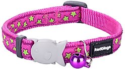 Red Dingo Stars Cat Collar, Pink slide 1 of 5