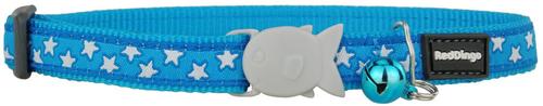 Show full view: Red Dingo Stars Cat Collar, Turquoise slide 2 of 7