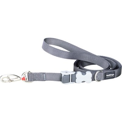 Red Dingo Red Dingo SuperLead Hands Free Adjustable Dog Leash, Grey, Large, 3.6 to 6-ft
