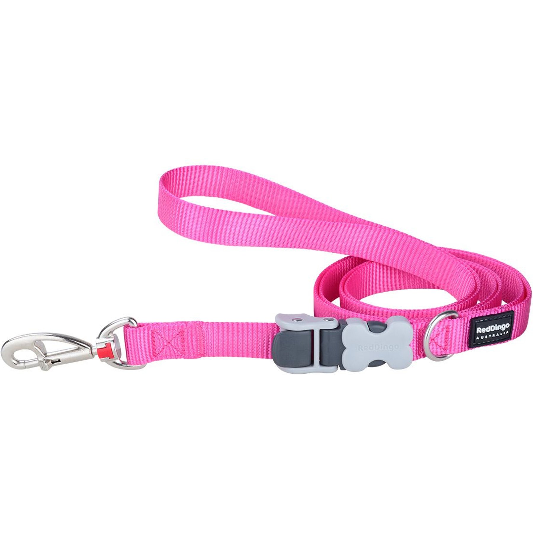 Red Dingo SuperLead Hands Free Adjustable Dog Leash, Hot Pink, Small, 3.6 to 6-ft