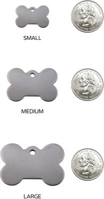 Show full view: Red Dingo Titanium Bone Personalized Dog ID Tag, Medium slide 6 of 7