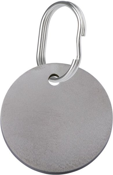 Show full view: Red Dingo Titanium Circle Personalized Dog & Cat ID Tag, Medium slide 1 of 6