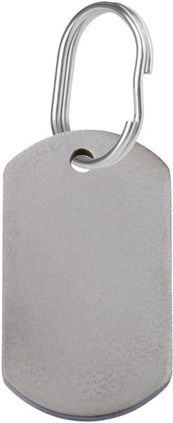 Show full view: Red Dingo Titanium Rectangle Personalized Dog & Cat ID Tag, Large slide 1 of 6