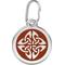Show in main carousel: Red Dingo Tribal Arrows Stainless Steel Personalized Dog & Cat ID Tag, Brown, Medium slide 1 of 7