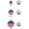 Show in main carousel: Red Dingo USA Flag Stainless Steel Personalized Dog & Cat ID Tag, Large slide 6 of 7
