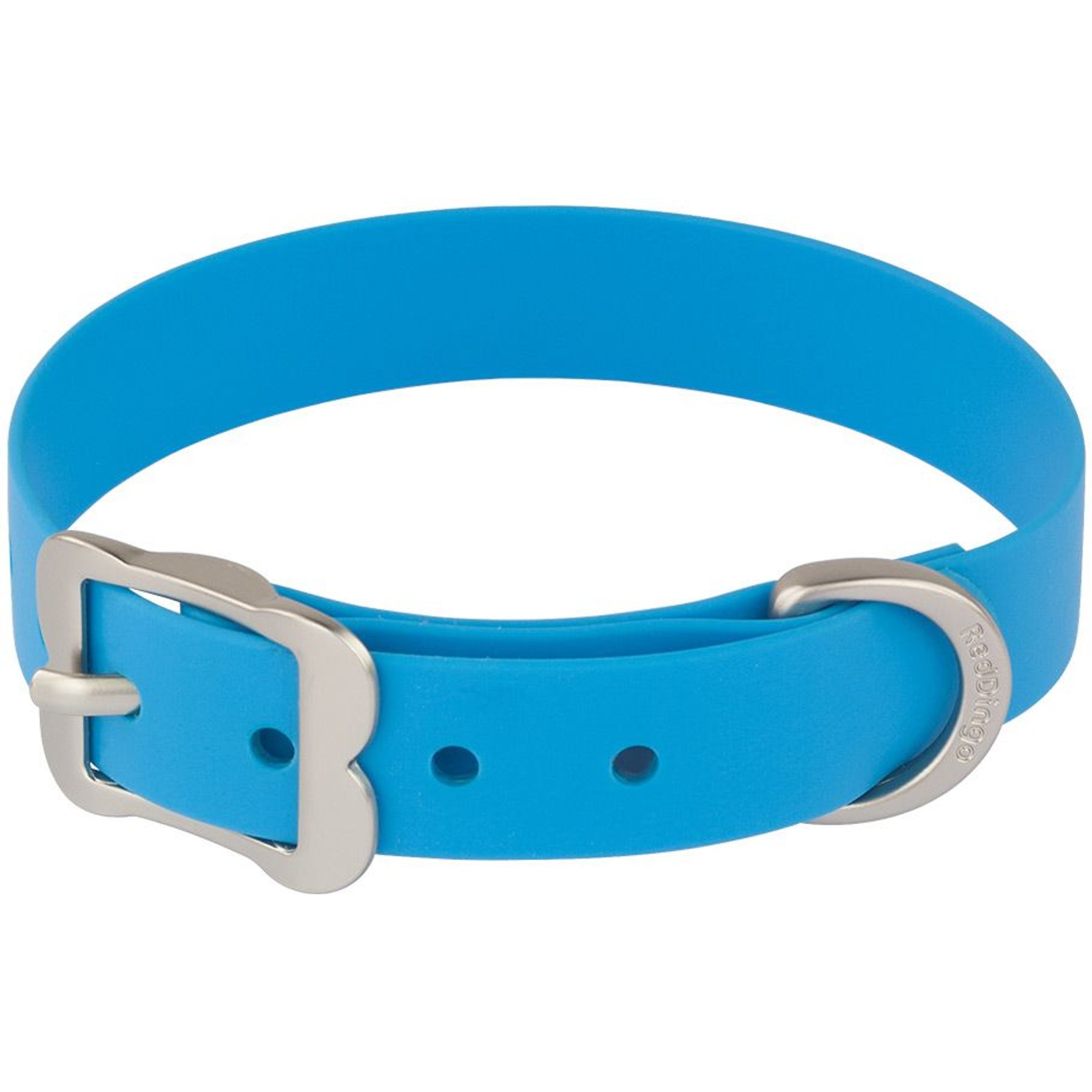 Red Dingo Vivid PVC Dog Collar, Blue, XX-Large: 22 to 26-in neck, 1-in wide