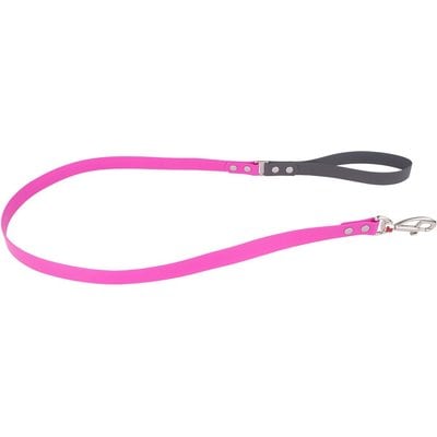 Red Dingo Red Dingo Vivid PVC Dog Leash, Hot Pink, Medium: 4-ft long, 4/5-in wide