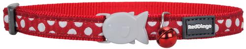 Show full view: Red Dingo White Spots On Cat Collar, Red slide 2 of 5