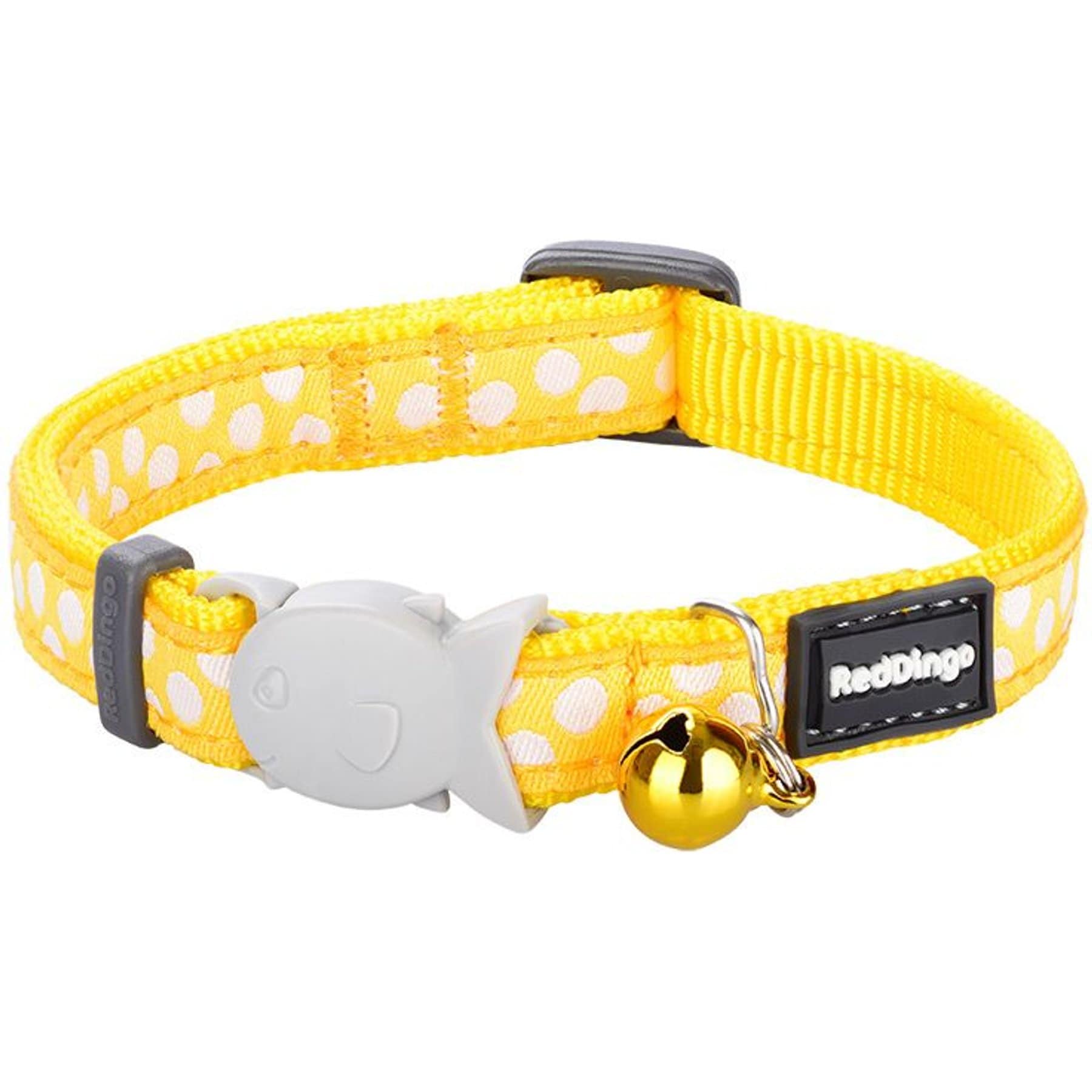 Red Dingo Red Dingo White Spots On Cat Collar, Yellow