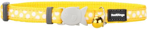 Show full view: Red Dingo White Spots On Cat Collar, Yellow slide 3 of 6