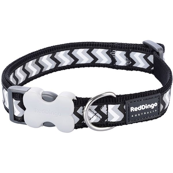 Red Dingo Reflective Dog Collar