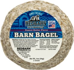 Redbarn Barn Bagels Peanut Butter Flavor Dog Treat