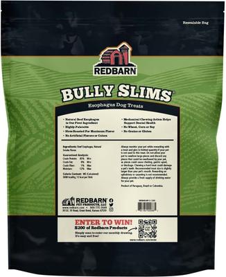Show full view: Redbarn Bully Slims Dog Treats, 4.07-oz bag slide 3 of 12