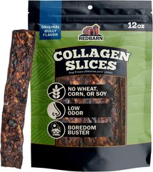 Redbarn Collagen Beef Flavored Natural Dog Chew Slices, 12-oz bag