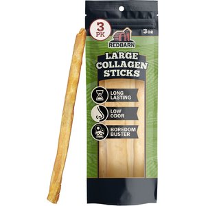 Redbarn Collagen Sticks Dog Chew, Large, 3 count