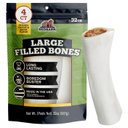 Redbarn Filled Cheese & Bacon Flavor Stuffed Femur Dog Bones, Large, 4 count