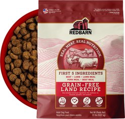 Redbarn Grain-Free Land Recipe Dry Dog Food, 22-lb bag