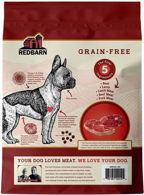 Show full view: Redbarn Grain-Free Land Recipe Dry Dog Food, 22-lb bag slide 3 of 12