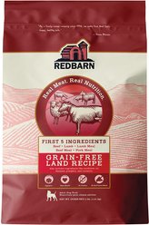 Redbarn Grain-Free Land Recipe Dry Dog Food, 4-lb bag