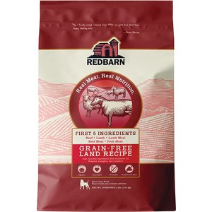 Redbarn Grain-Free Land Recipe Dry Dog Food, 4-lb bag
