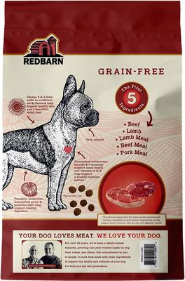 Show full view: Redbarn Grain-Free Land Recipe Dry Dog Food, 4-lb bag slide 3 of 12
