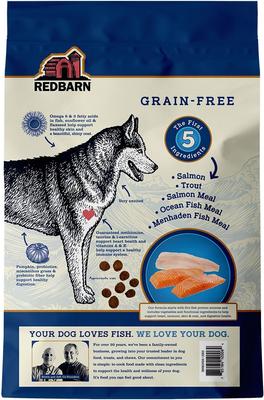 Show full view: Redbarn Grain-Free Ocean Recipe Dry Dog Food, 4-lb bag slide 3 of 12