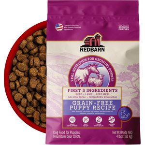 Redbarn Grain-Free Puppy Recipe Dry Dog Food, 4-lb bag