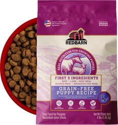 Redbarn Grain-Free Puppy Recipe Dry Dog Food, 4-lb bag
