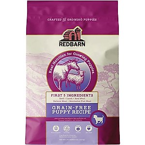 Redbarn Grain-Free Puppy Recipe Dry Dog Food, 4-lb bag