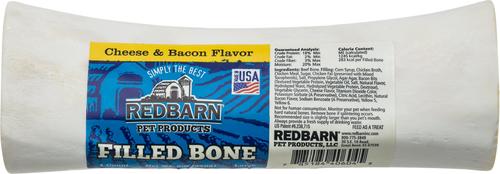 Show full view: Redbarn Large Cheese n' Bacon Filled Bones Dog Treats, case of 15 slide 3 of 8