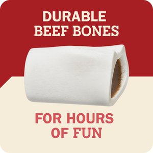 Redbarn Large Peanut Butter Filled Bones Dog Treats, 6-in chew, 1 count