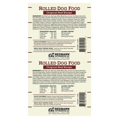Show full view: Redbarn Naturals Chicken Recipe + Beef Recipe Dog Food Rolls slide 2 of 9