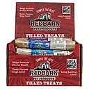 Redbarn Peanut Butter Filled Rolled Rawhide Dog Treats, 6-in chew, case of 24