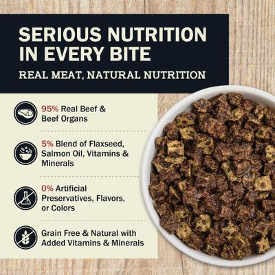 Show full view: Redbarn Powerfood Beef High Protein Grain-Free Gently Air Dried Dog Food, 80-oz bag slide 4 of 12