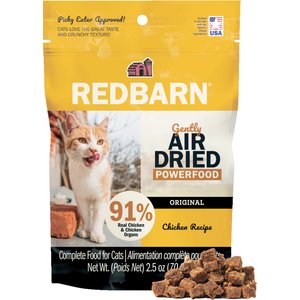 Redbarn Powerfood Chicken High Protein Grain-Free Gently Air Dried Cat Food, 2.5-oz bag