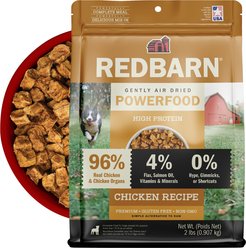 Redbarn Powerfood Chicken High Protein Grain-Free Gently Air Dried Dog Food, 32-oz bag