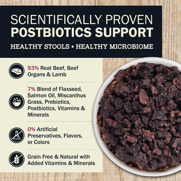 Show full view: Redbarn Powerfood Digestive Health Beef & Lamb Gently Air Dried Dog Food, 32-oz bag slide 4 of 12