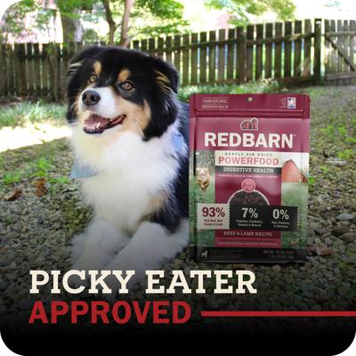 Show full view: Redbarn Powerfood Digestive Health Beef & Lamb Gently Air Dried Dog Food, 32-oz bag slide 7 of 12