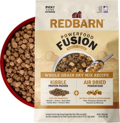 Redbarn Powerfood Fusion Air Dried Whole Grain Sky Chicken & Turkey Recipe Kibble Blend Dry Dog Food, 20-lb bag