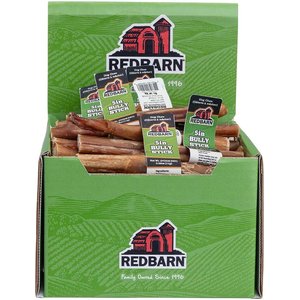 Redbarn Premium 5" Bully Stick Dog Treat, case of 50