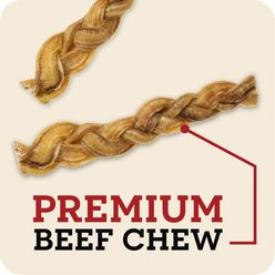 Redbarn Premium 7" Braided Bully Sticks Dog Treats, 1 count slide 2 of 9