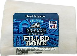 Redbarn Small Beef Filled Bones Dog Treats, 2.5-in chew, 1 count