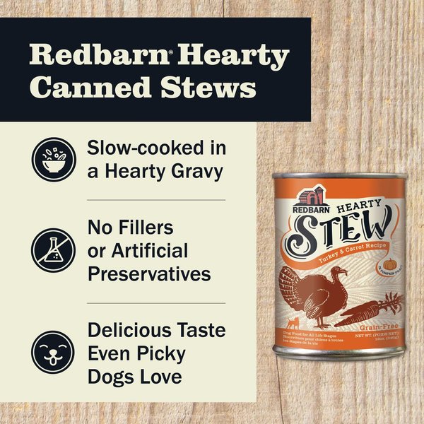 Redbarn Variety Pack Grain-Free Wet Dog Food, 12-oz can, case of 12