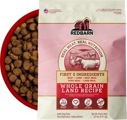 Redbarn Whole Grain Land Recipe Dry Dog Food, 22-lb bag