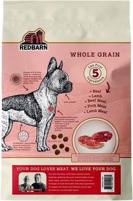 Show full view: Redbarn Whole Grain Land Recipe Dry Dog Food, 4-lb bag slide 3 of 12