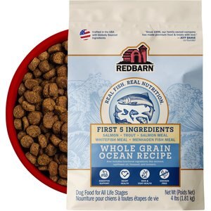 Redbarn Whole Grain Ocean Recipe Dry Dog Food, 4-lb bag