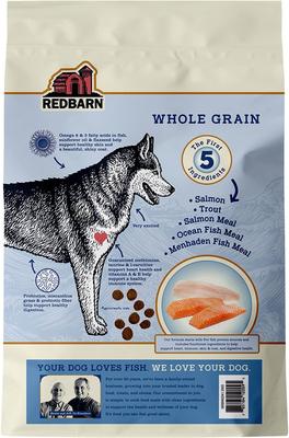 Show full view: Redbarn Whole Grain Ocean Recipe Dry Dog Food, 4-lb bag slide 3 of 12